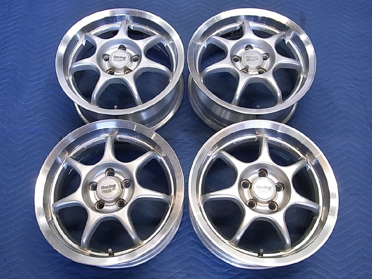 ENKEI Racing S TYPE-1 アルミホイール 15インチ 6.5J +45 5H PCD 100 4本 / エンケイ レーシングS タイプ1の画像1