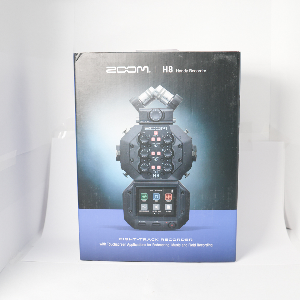 送料無料★ZOOM H8 Handy Recorder ハンディーレコーダー 8チャンネル入力 最大12トラック同時録音の画像1