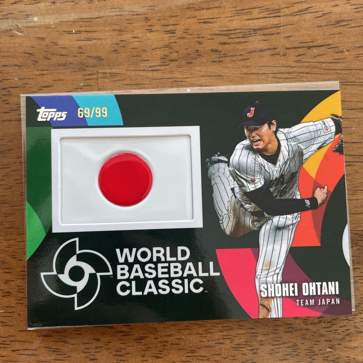 Topps Japan Edition 2023 MLB WBC 日本代表 侍ジャパン SHOHEI OHTANH 大谷翔平 投手 ピッチャーver パッチ 99シリ シリアル_画像1