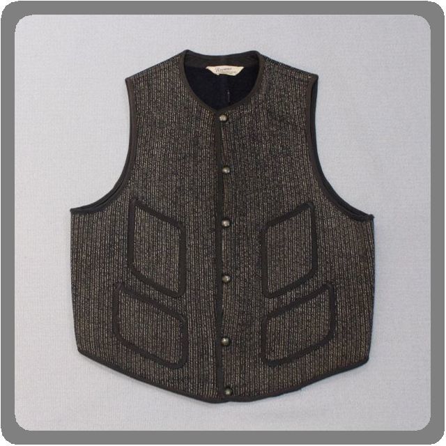 ☆ ヴィンテージ40s/50s BROWN'S BEACH CLOTH VEST ブラウンズ