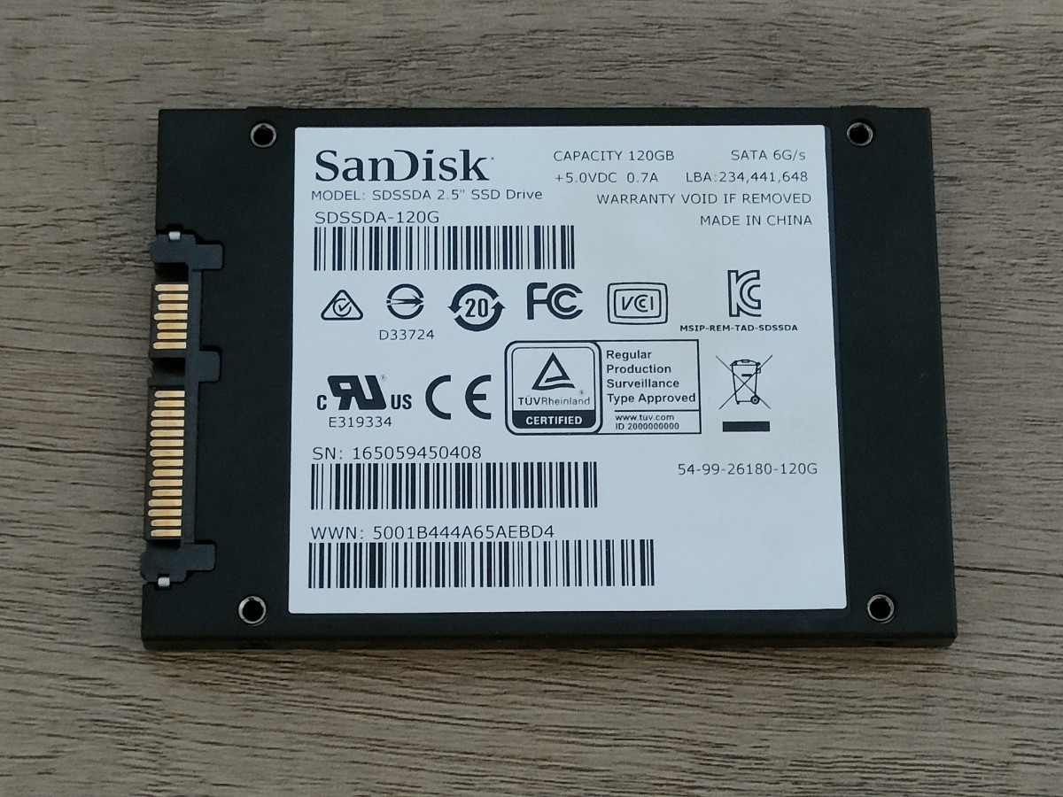 SanDisk SSD PLUS 2.5 SATA Solid State Drive 120GB 【内蔵型SSD】_画像2