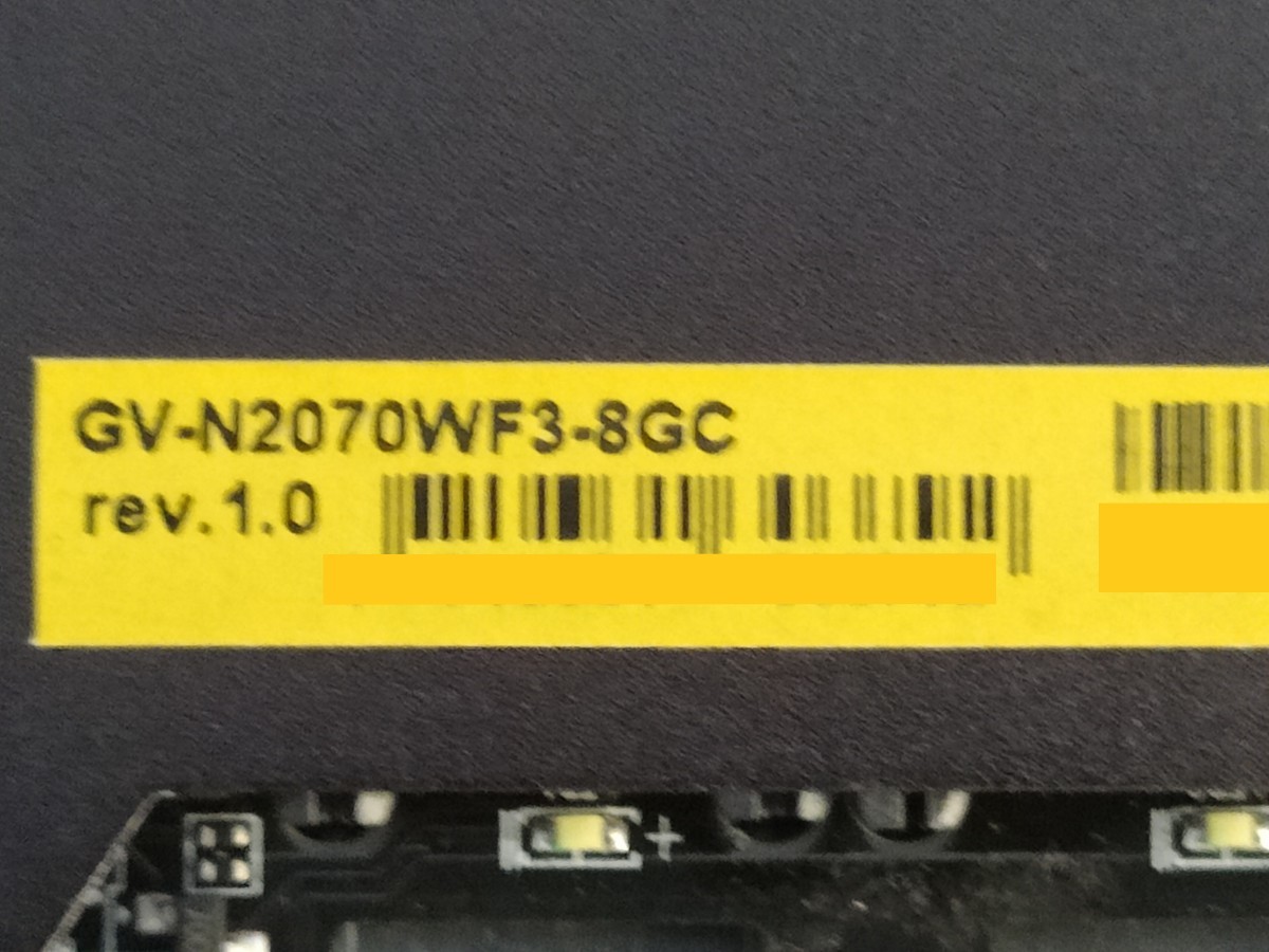NVIDIA GIGABYTE GeForce RTX2070 8GB WINDFORCE 【グラフィックボード】_画像8