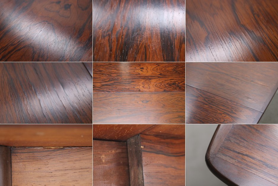 * Northern Europe Denmark Vintage rose wood extension dining table . length type / Wegner yo is nes under sen/NLT19117*