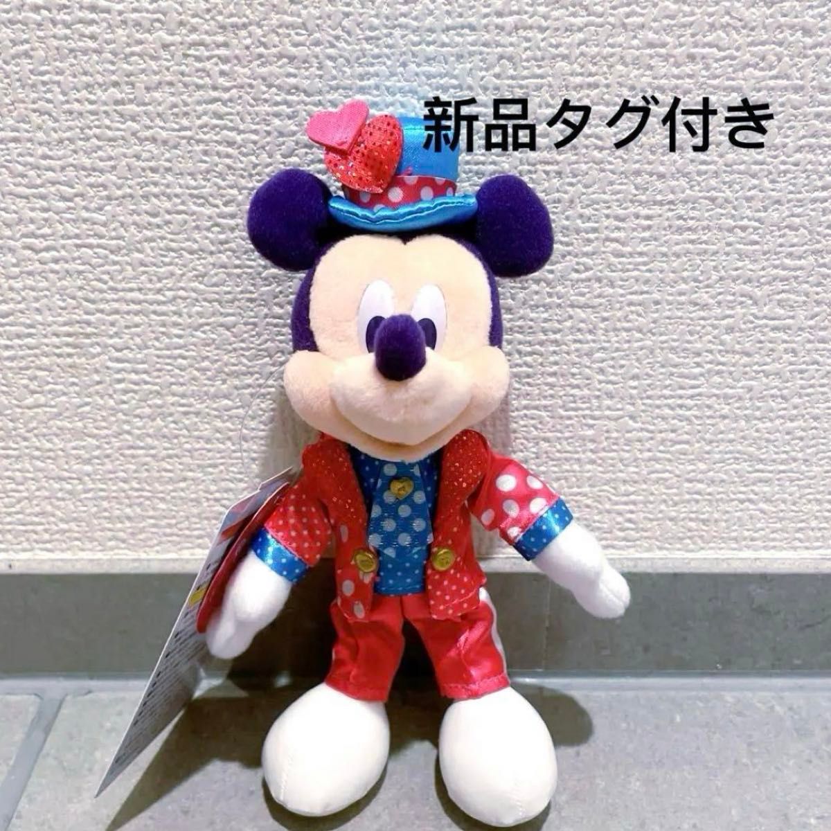 ディズニー ミッキー　パルパルーザ ファンダーランド ぬいぐるみバッジ　新品タグ付き