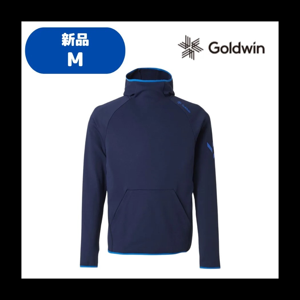 【D-19】　size/Ｍ　GOLDWIN　ゴールドウイン　STRETCH FLEECE HOODIE　G50320P　カラー：Nネイビー　サイズ：M_画像1