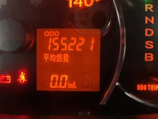 [AM290] ムーヴ カスタム RS L175S スピードメーター 155221km_画像3