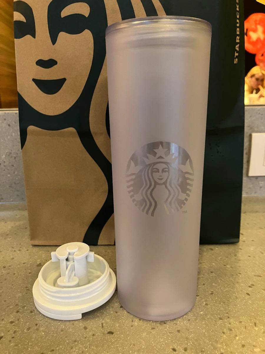 【日本未発売】 ラスト1点！スターバックス STARBUCKS タンブラー ホワイトサイレン タイ限定巾着付