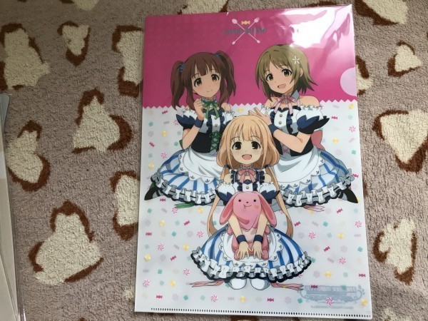 340クリアファイル　アイドルマスター シンデレラガールズ ローソンHMV　三村かな子　双葉杏　緒方智絵里_画像1