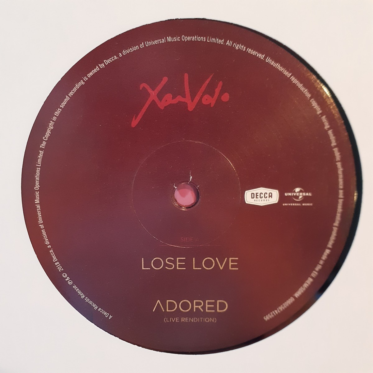 XAMVOLO A DAMN FINE SPECTACLE /LOSE LOVE,ADORED,10インチ,R&B,NEO SOUL,AMBIENT,GILLES PETERSON,FRANK OCEAN_画像2