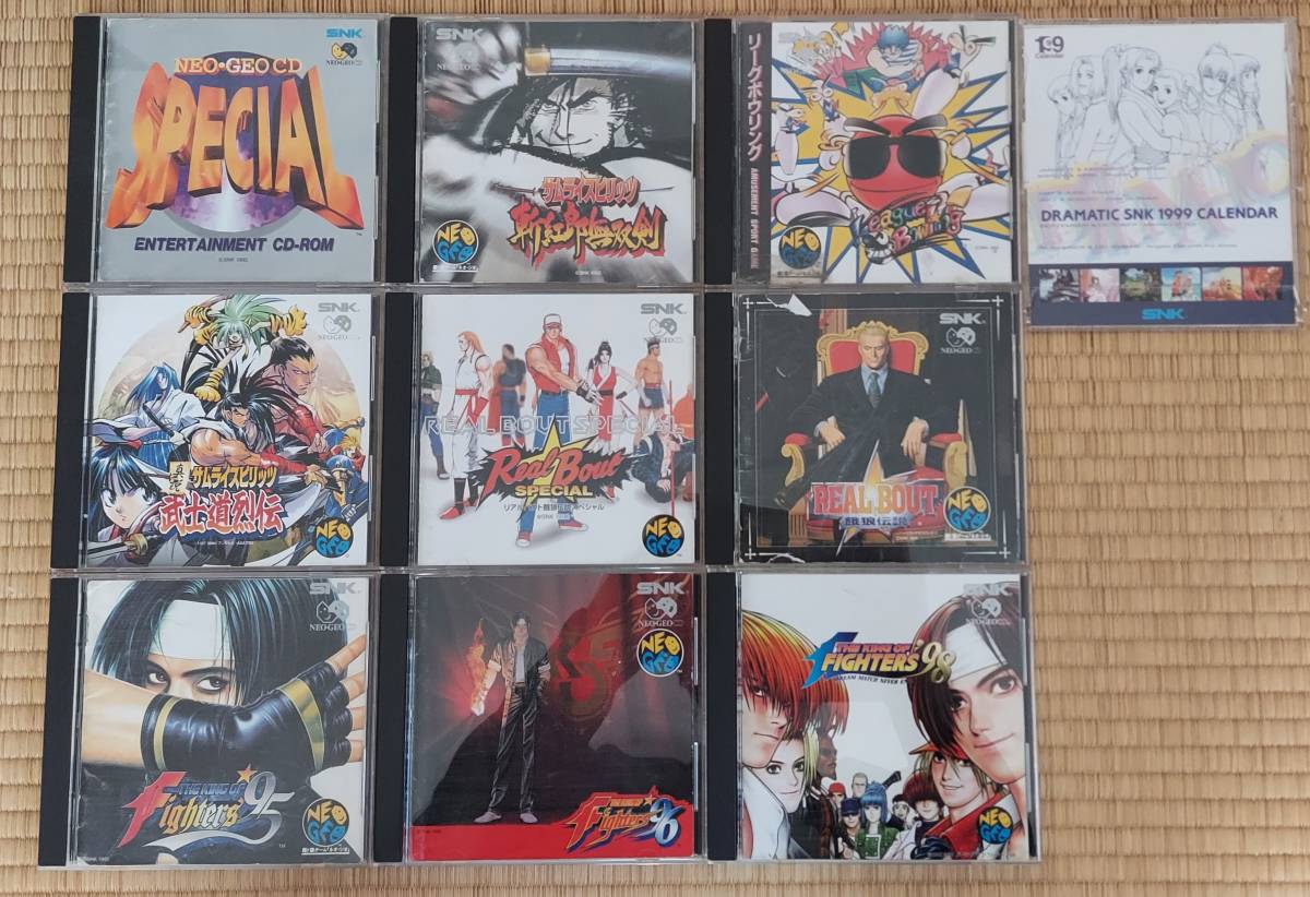 ネオジオCDソフトまとめ　9本　NEOGEO CD　KOF 餓狼伝説　サムライスピリッツ_画像3