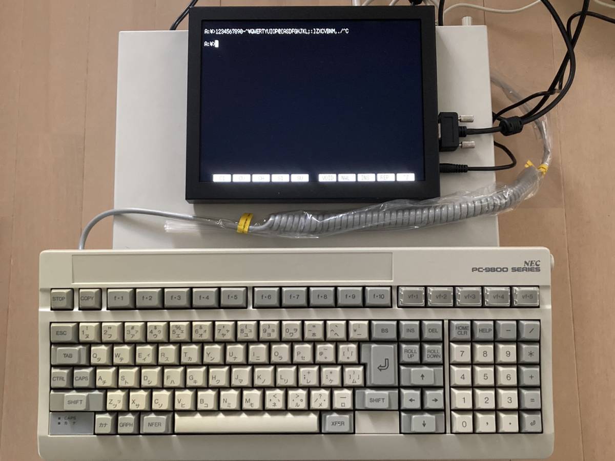 【動作確認済・美品】NEC純正 PC-9801／EPSON 98互換機(PC-286,PC-386,PC-486等)用キーボード_動作確認