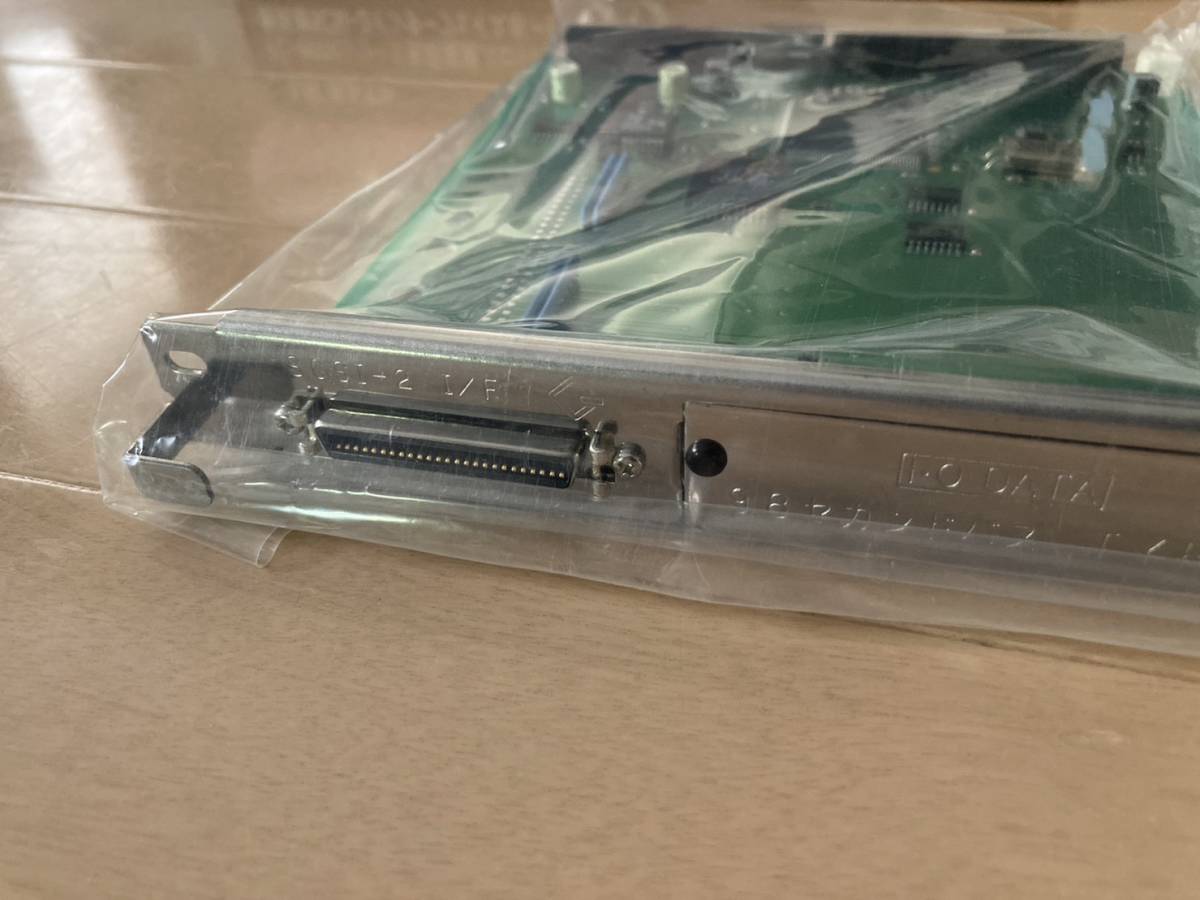 【動作確認済・未使用に近い美品】アイ・オー・データ I-O Data SC-98III Cバス用SCSI-2ボード PC-9801／EPSON 98互換機用_端子部