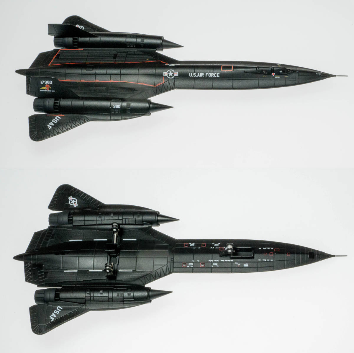 SR-71A ブラック バード Blackbird 1/200 ダイキャスト製_画像6