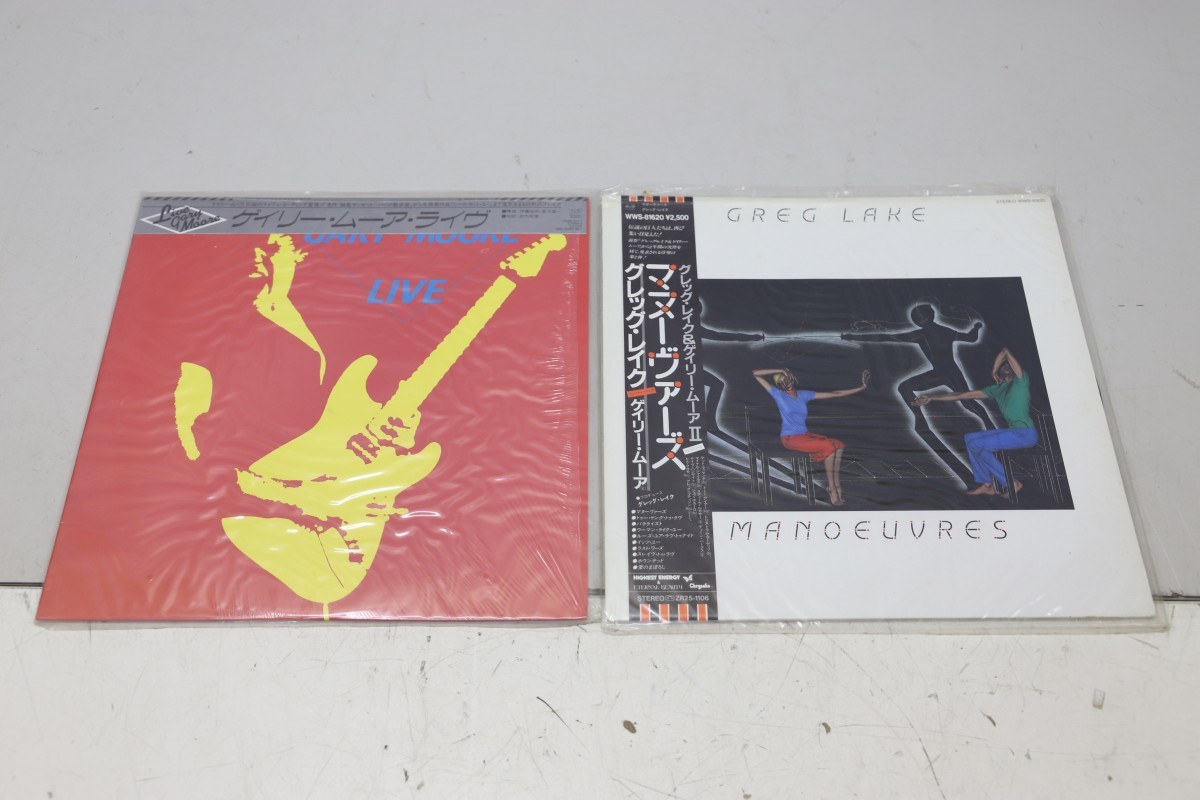 GARY MOORE/ゲイリー・ムーア LPレコード 6枚+フィーチャリング 2枚 帯付 炎の舞/LIVE IN JAPAN/RUN FOR COVER/WILD FRONTIER(A2094)_画像4