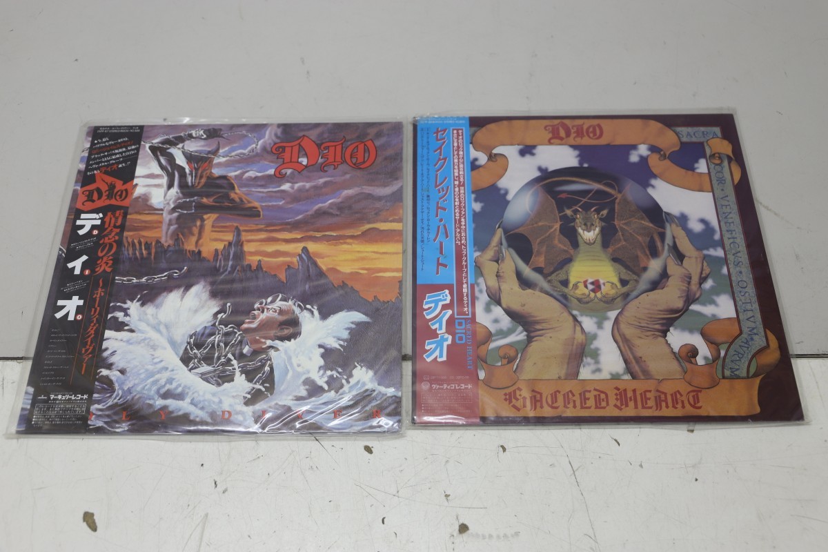 DIO ディオ 帯付きLPレコード 6枚まとめて HOLY DIVER 情念の炎/ミステリー/THE LAST IN LINE 他 ハードロック（A2112）_画像5