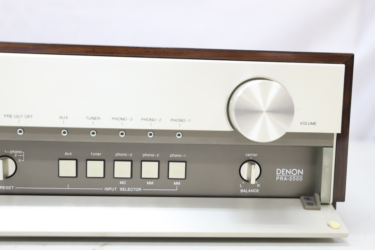 DENON デノン ステレオプリアンプ PRA-2000(F2105)_画像3