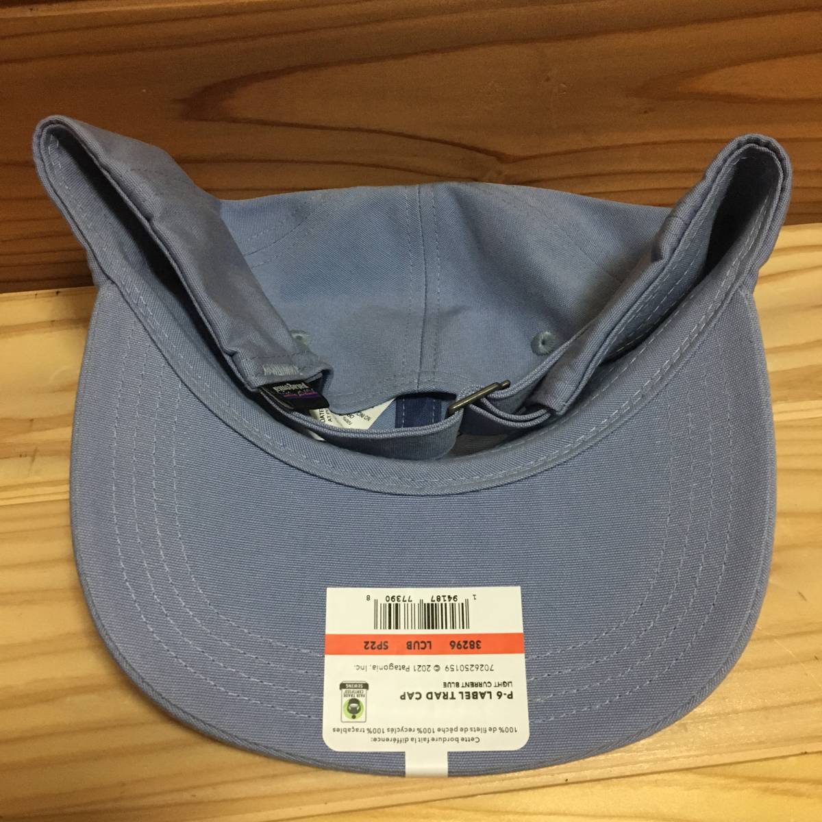 新品 patagonia パタゴニア P-6 ラベル トラッド キャップ cap 帽子 キャンプ アウトドア ベースボールキャップ _画像2