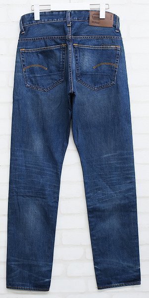 2P7489■G-STAR RAW 3301 USED加工テーパードデニム ジースターロウ_画像2