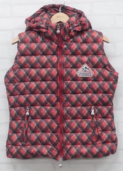 2J9663#PYRENEX SPOUTNICf- dead down vest pire neck s