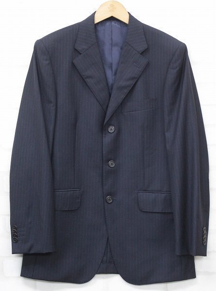 2J2390■ポールスミス ゼニア 3Bストライプシングルスーツ PAULSMITH zegna