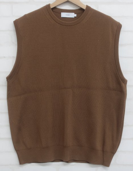 6T2196■Graphpaper GM203-80007B High Density Knit Vest グラフペーパー ハイデンシティニットベスト