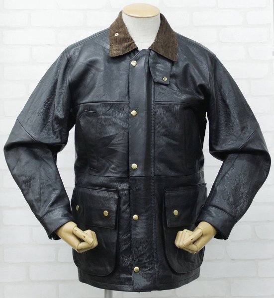2J1194■AT DIRTY ロガーヴィンテージレザーコート アットダーティー Logger Vintage Leather Coat