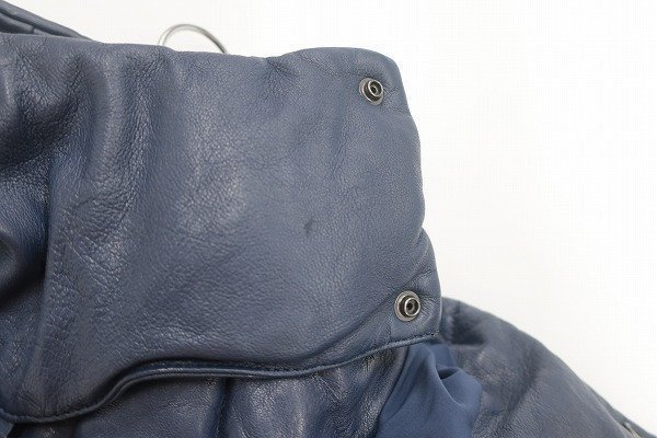2J8088#glamb cotton inside ram leather f- dead jacket gram 