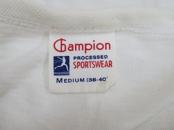 6T6152【クリックポスト対応】チャンピオン ST MARY HIGH 半袖Tシャツ ランタグ 復刻 Champion_画像3