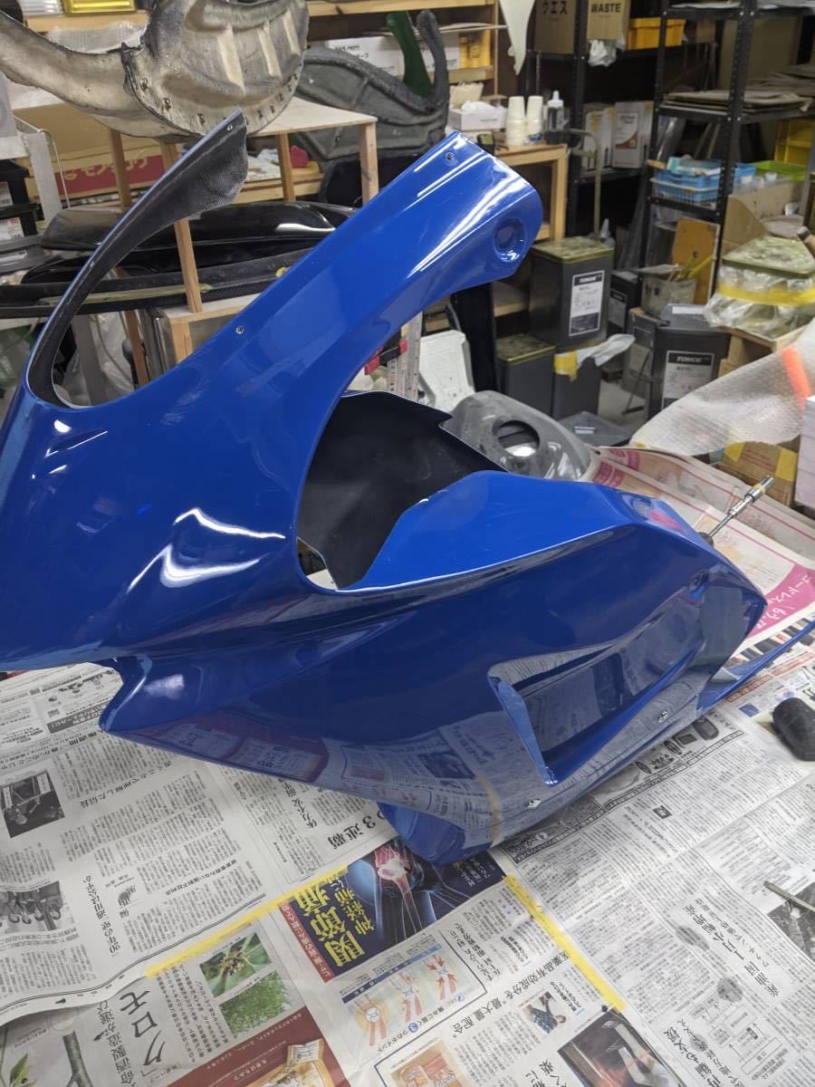 NSF100用カウリング　シートカウル　タンクカバー社外品　ブルー　軽量タイプ　ＦＲＰ製_画像2