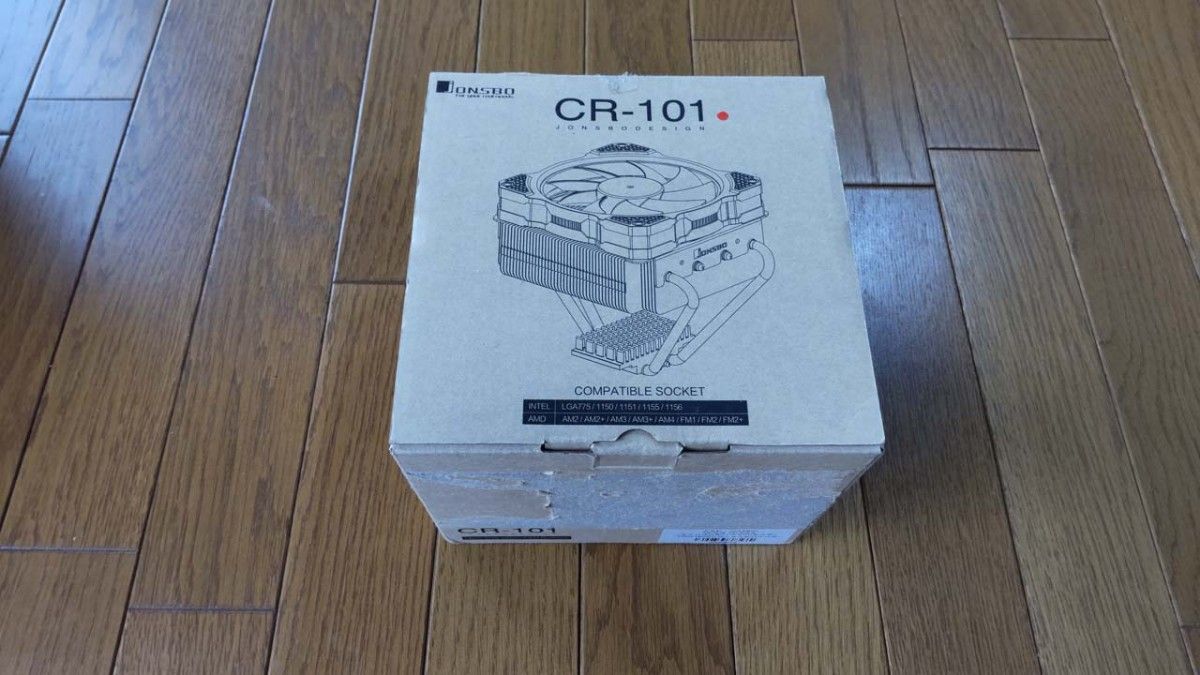 JONSBO CR-101 120mmファン トップフロー型CPUクーラー【美品】