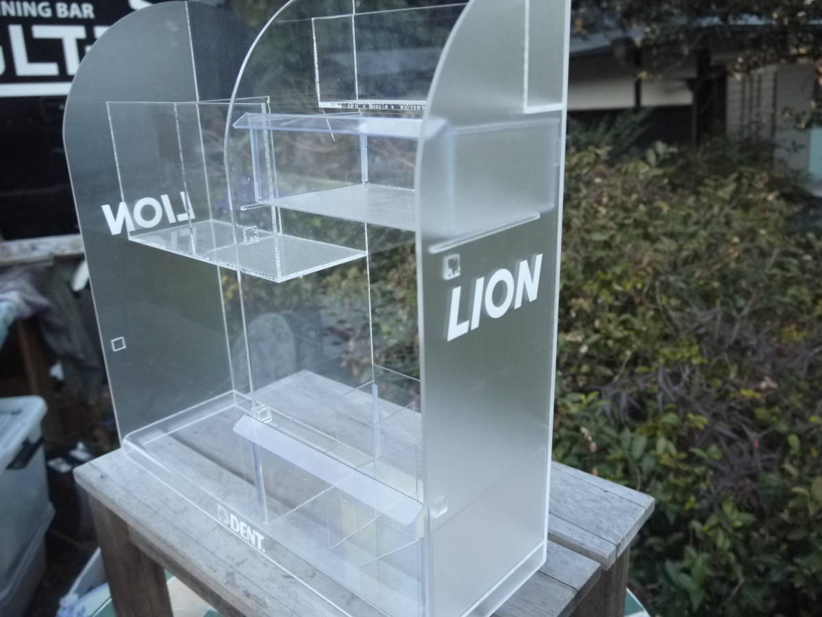 【4Jun05 O】LION DENT アクリルケース　販売什器　ライオン デンタルガム_画像6