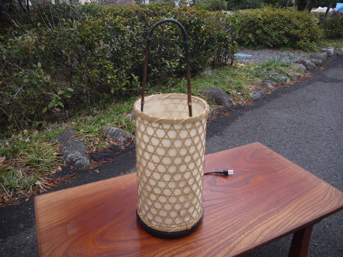 [TS40121] натуральный материалы бамбук плетеный лампа с бумажным абажуром бумажный фонарь высота 53.1 лампа line лампа японский стиль мир . напольный свет лампа непрямое освещение ночник 