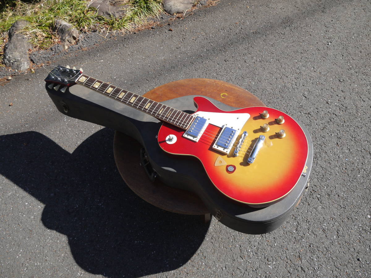 【TR40124】Galson Les Paul Type Electric Guitar エレキギター ギャルソン -GrunSound-Z200？ ※通電確認済み