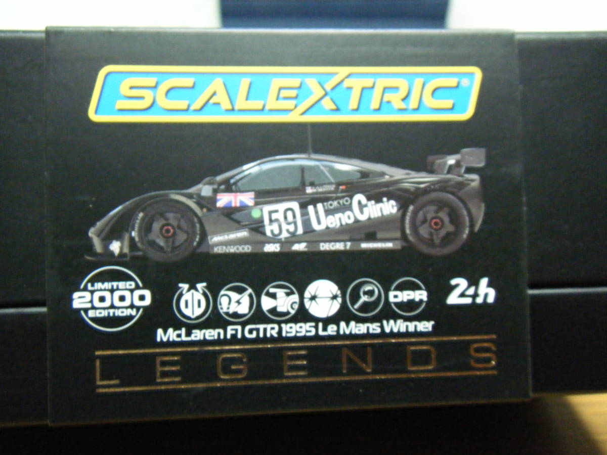 ♪Scalextric 1/32 McLaren F1 GTR #59 C3965A/Yannick Dalmas、関谷 正徳、JJ Lehto. Le Mans 1995 Winner！Legends LE　2000台限定！_画像9