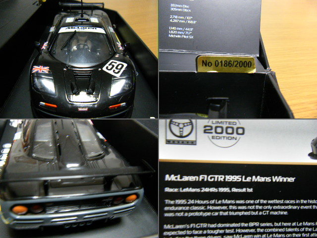 ♪Scalextric 1/32 McLaren F1 GTR #59 C3965A/Yannick Dalmas、関谷 正徳、JJ Lehto. Le Mans 1995 Winner！Legends LE　2000台限定！_画像5