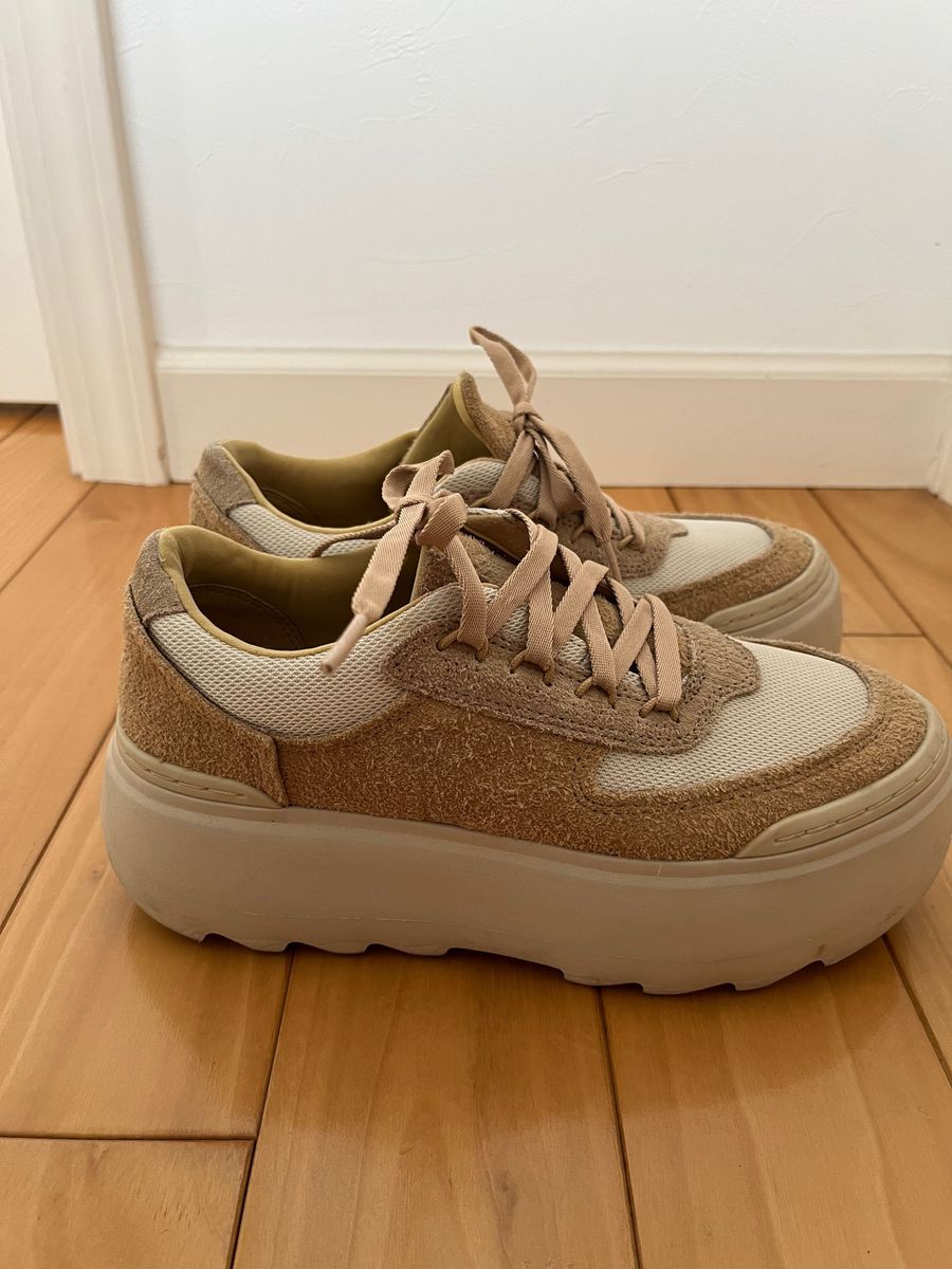 靴 UGG W MARIN MEGA LACE SAND 22FW-I UGG W MARIN MEGA LACE SAND 22FW-I アグ スニーカー レディース