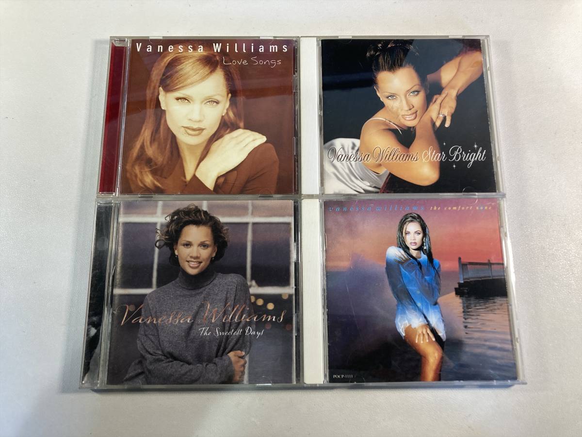 W8154 ヴァネッサ・ウィリアムス 4枚セット｜Vanessa Williams The Comfort Zone The Sweetest Days Star Bright Love Songs