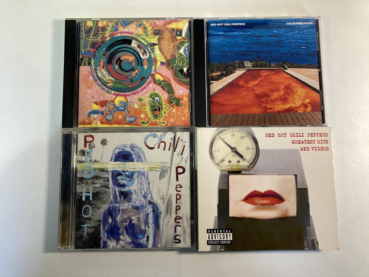 W8218 レッド・ホット・チリ・ペッパーズ 4枚セット｜Red Hot Chili Peppers The Uplift Mofo Party Plan Californication By the Way_画像1