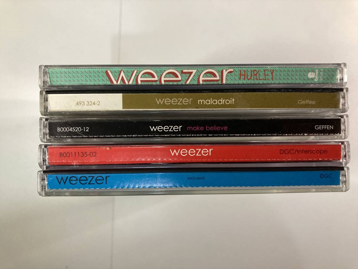 W8230 ウィーザー 5枚セット｜Weezer Maladroit Make Believe Hurley Blue Album Red Album