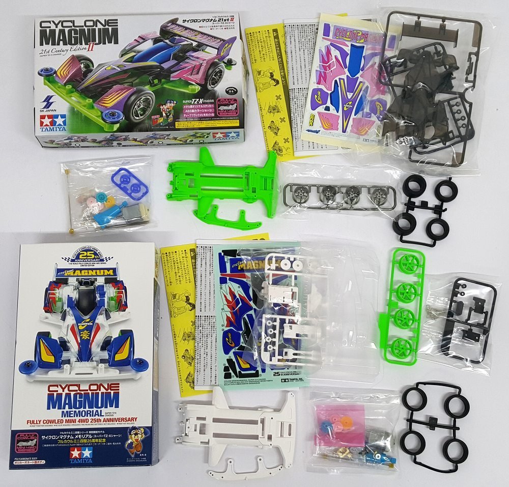 【ジャンク】【中古】ミニ四駆 まとめ売り サイクロンマグナム 21ST II メモリアル スピードチェッカー 他【100サイズ】【福山店】_画像2