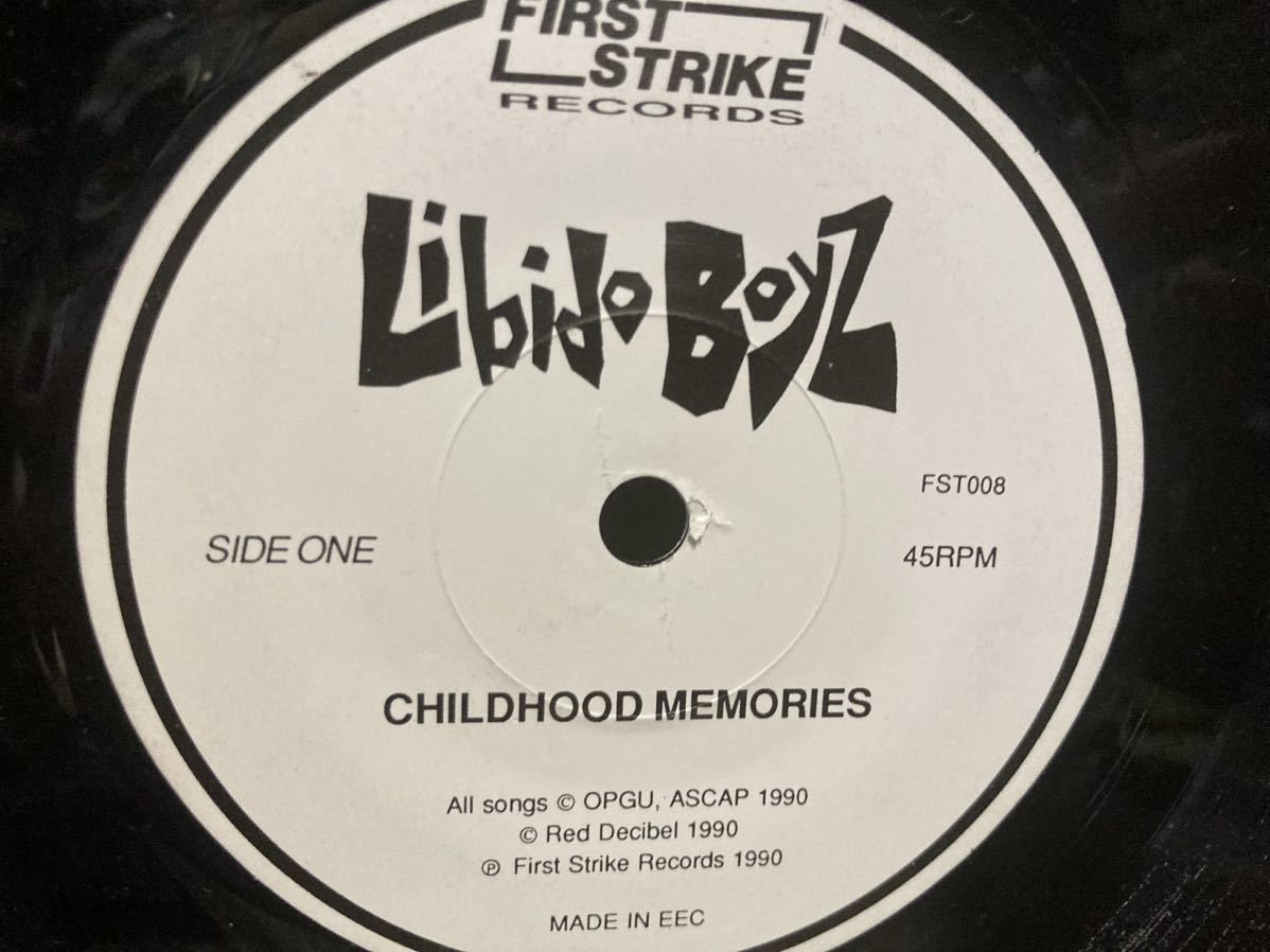 LIBIDO BOYZ【7EP CHILDHOOD MEMORIES】PUNK/HARDCORE/パンク天国_画像4