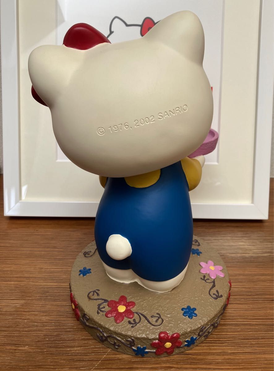 レア 2002年 キティちゃん ポリレジン 置物 プランター スタンド レア 2002年 キティちゃん ポリレジン 置物 プランター スタンド