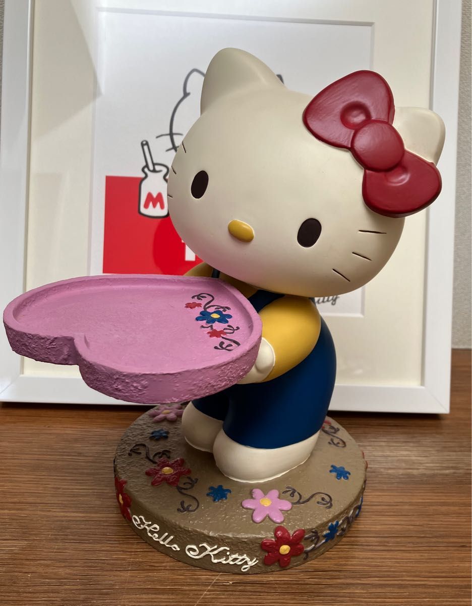 レア 2002年 キティちゃん ポリレジン 置物 プランター スタンド レア 2002年 キティちゃん ポリレジン 置物 プランター スタンド