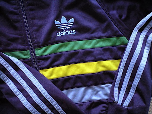 即決 90s ヴィンテージ adidas 胸3本ライン ビックシルエット ジャージ あのちゃん 同型 ネイビー グリーン イエロー サックスブルー_画像5