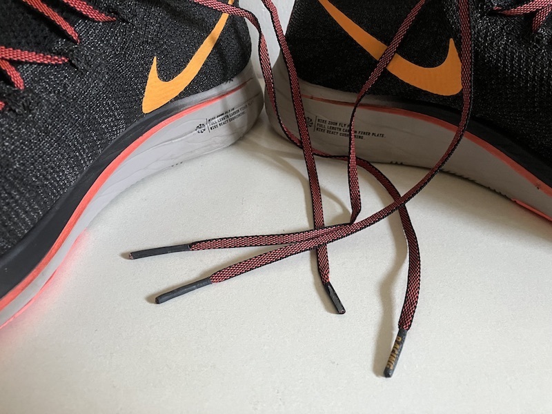 即決 ZOOM FLY FLYKNIT ナイキ ズームフライ フライニット 27.5cm クリムゾン 黒 オレンジ KNIT Black Flash Crimson クリムゾンの画像4