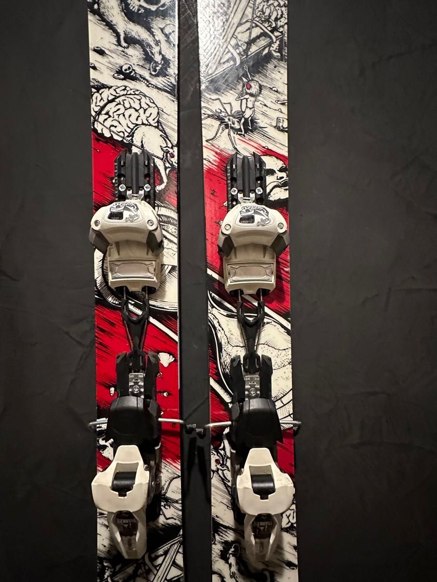 ファットスキー k2 hellbent 174cm 良デザイン 山スキー ファットスキー k2 hellbent 174cm 良デザイン 山スキー
