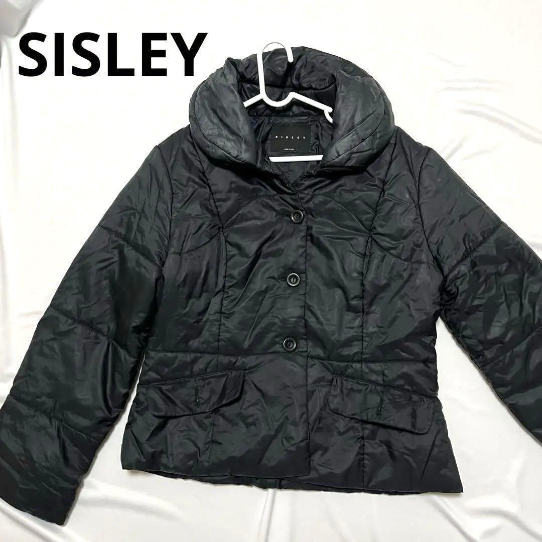 SISLEY シスレー 中綿 ジャケット イタリア製 Mサイズ ブラック