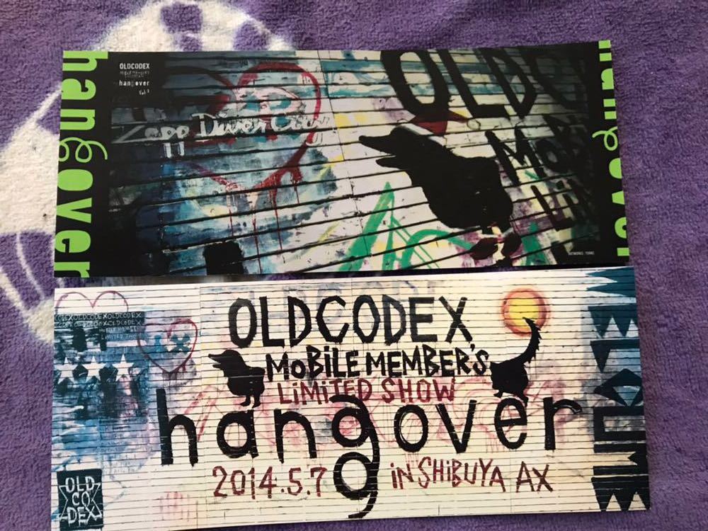 ヤフオク Oldcodex Hangover 非売品 イラストカード 2枚セ