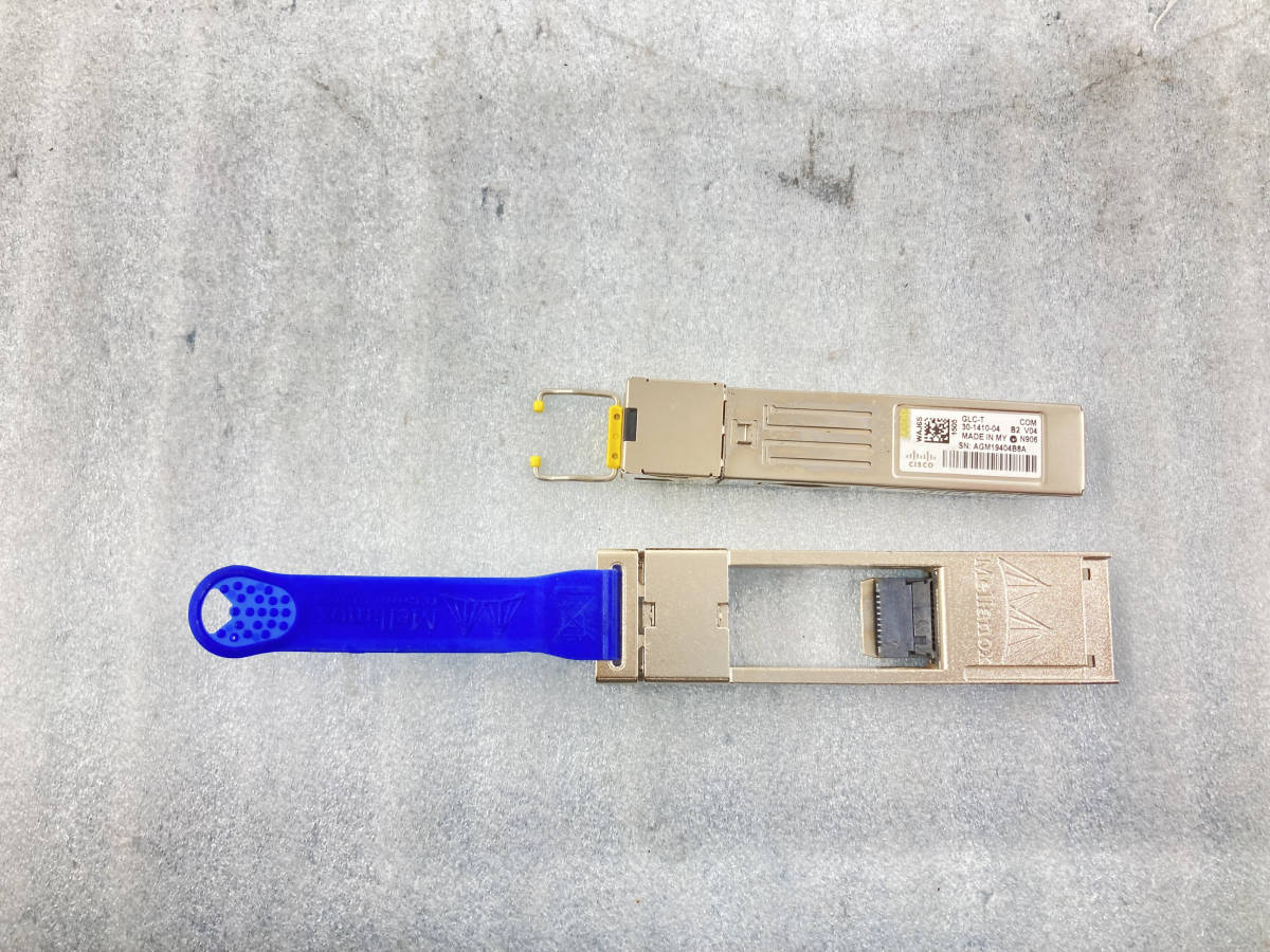 複数入荷 ★Mellanox QSFP/SFP+ cable adapter MAM1Q00A-QSA CISCO GLC-T 30-1410-04★ 動作品 の画像2