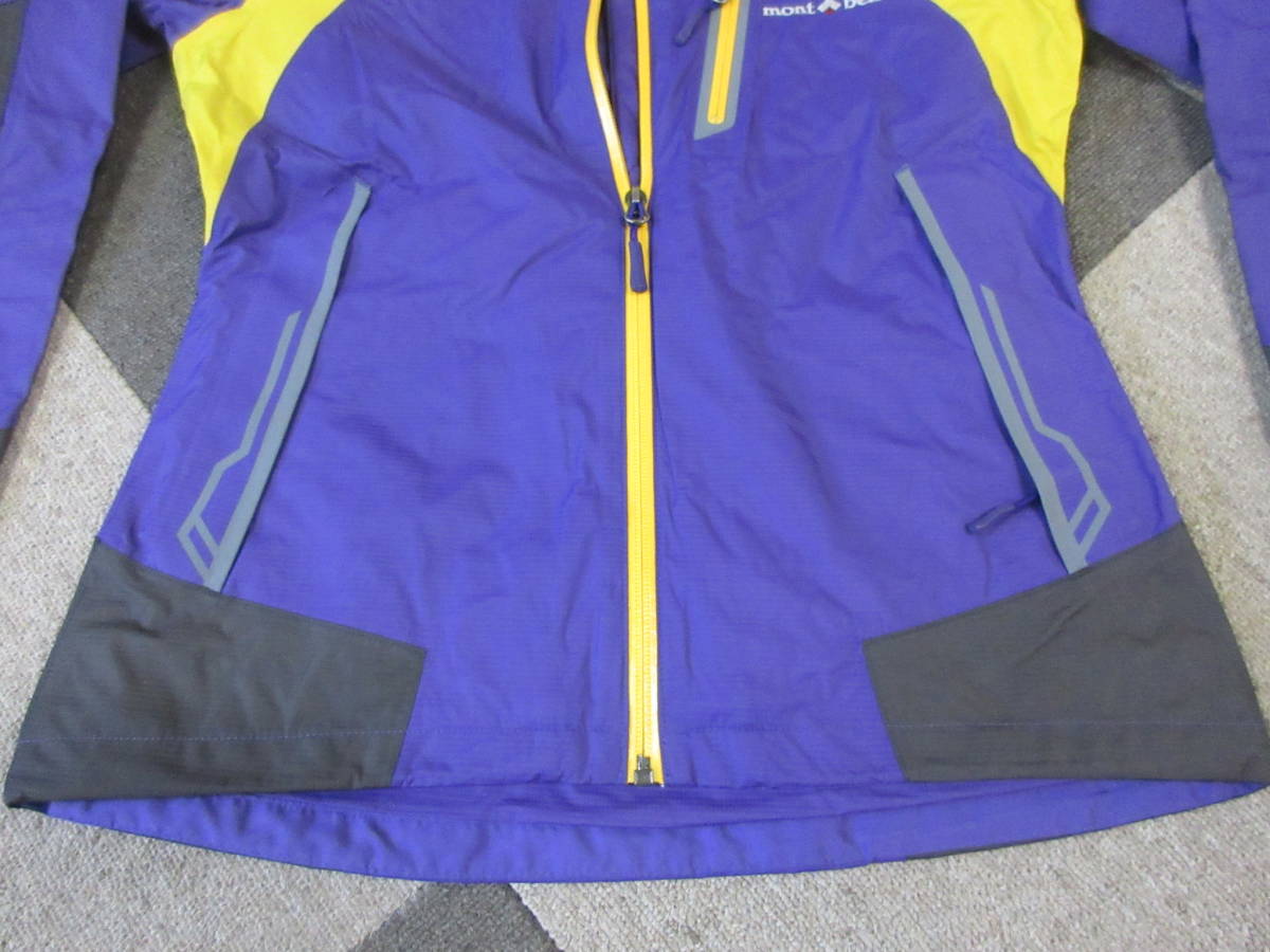 mont-bell GORE-TEX ジャケット S レディース 紫 KOREA モンベル コリア ゴアテックス マウンテンパーカー MY3WG11F501 ウィンドブレーカー_画像6